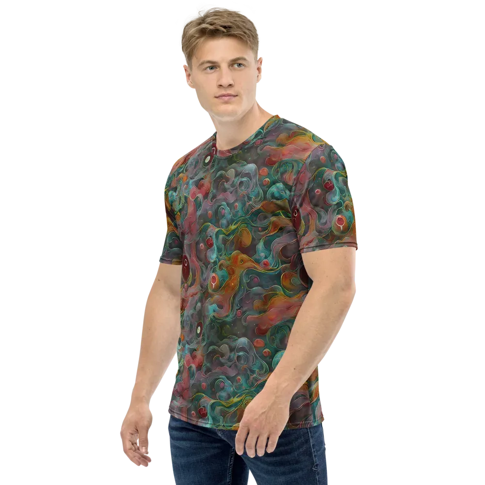 Molten Tidalwave on Men's Crew Neck T-Shirt — Left