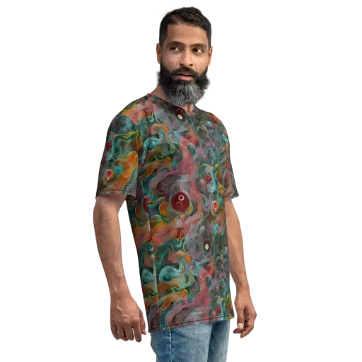 Molten Tidalwave on a Men's Crew Neck T-Shirt