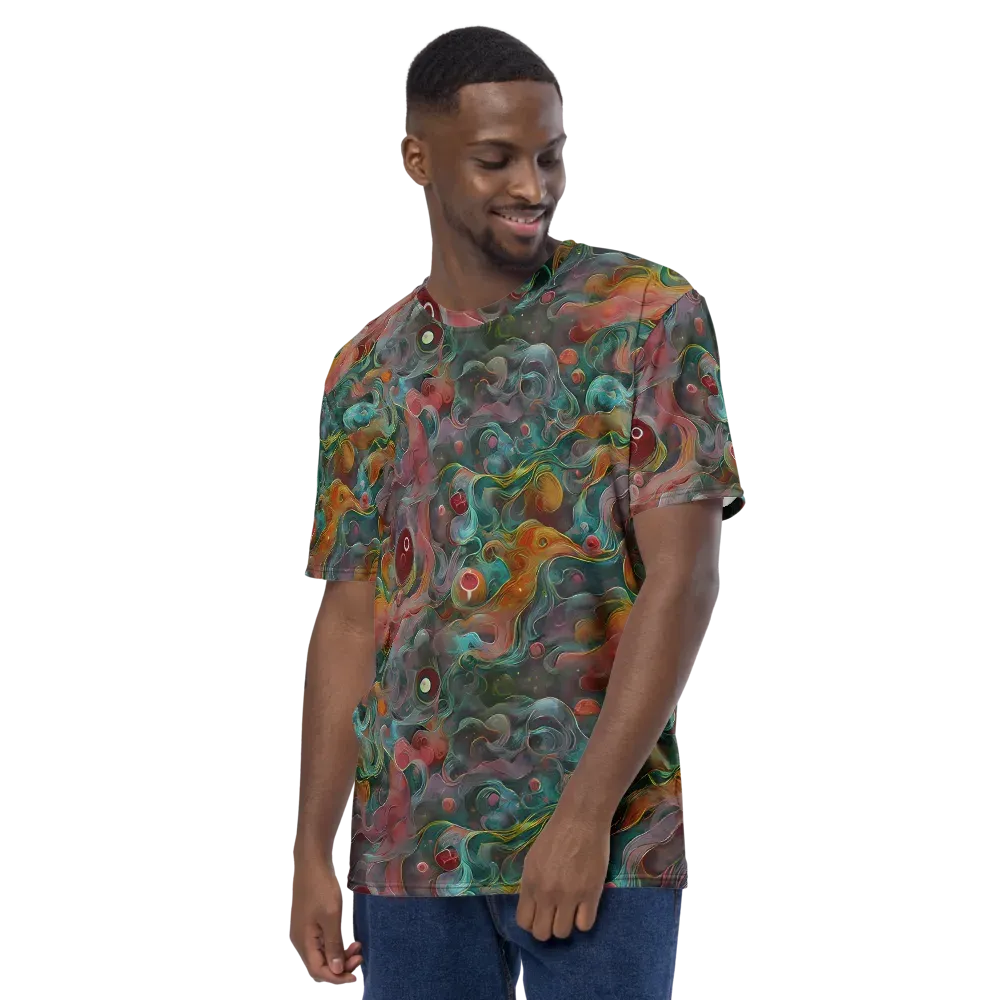 Molten Tidalwave on Men's Crew Neck T-Shirt — Left