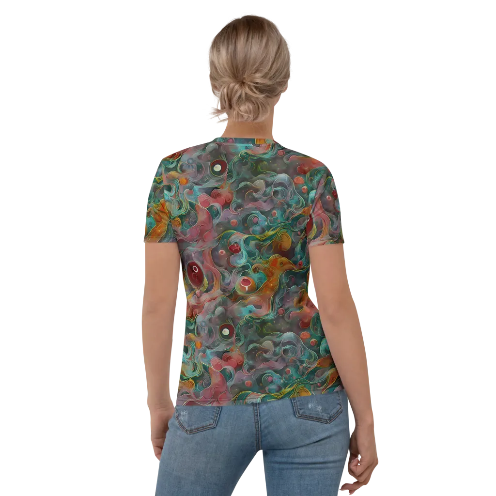 Molten Tidalwave on Women's Crew Neck T-Shirt — Back