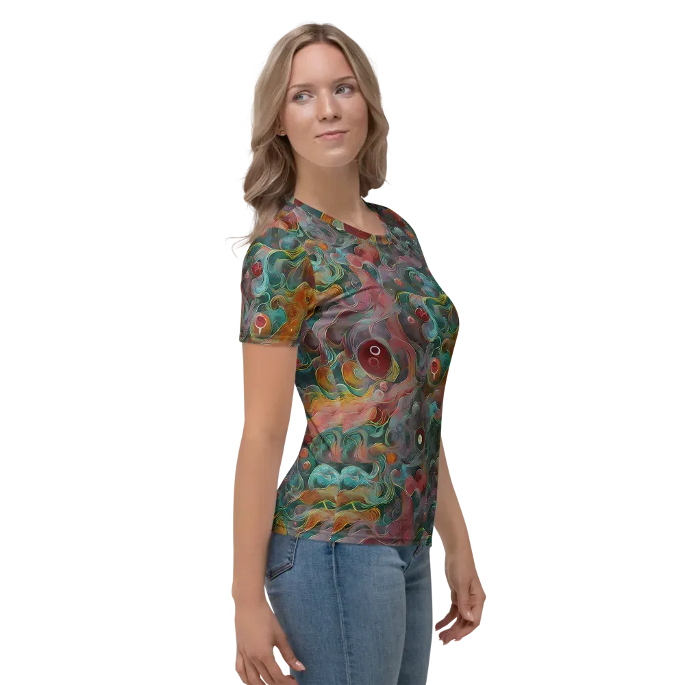 Molten Tidalwave on Women's Crew Neck T-Shirt — Right
