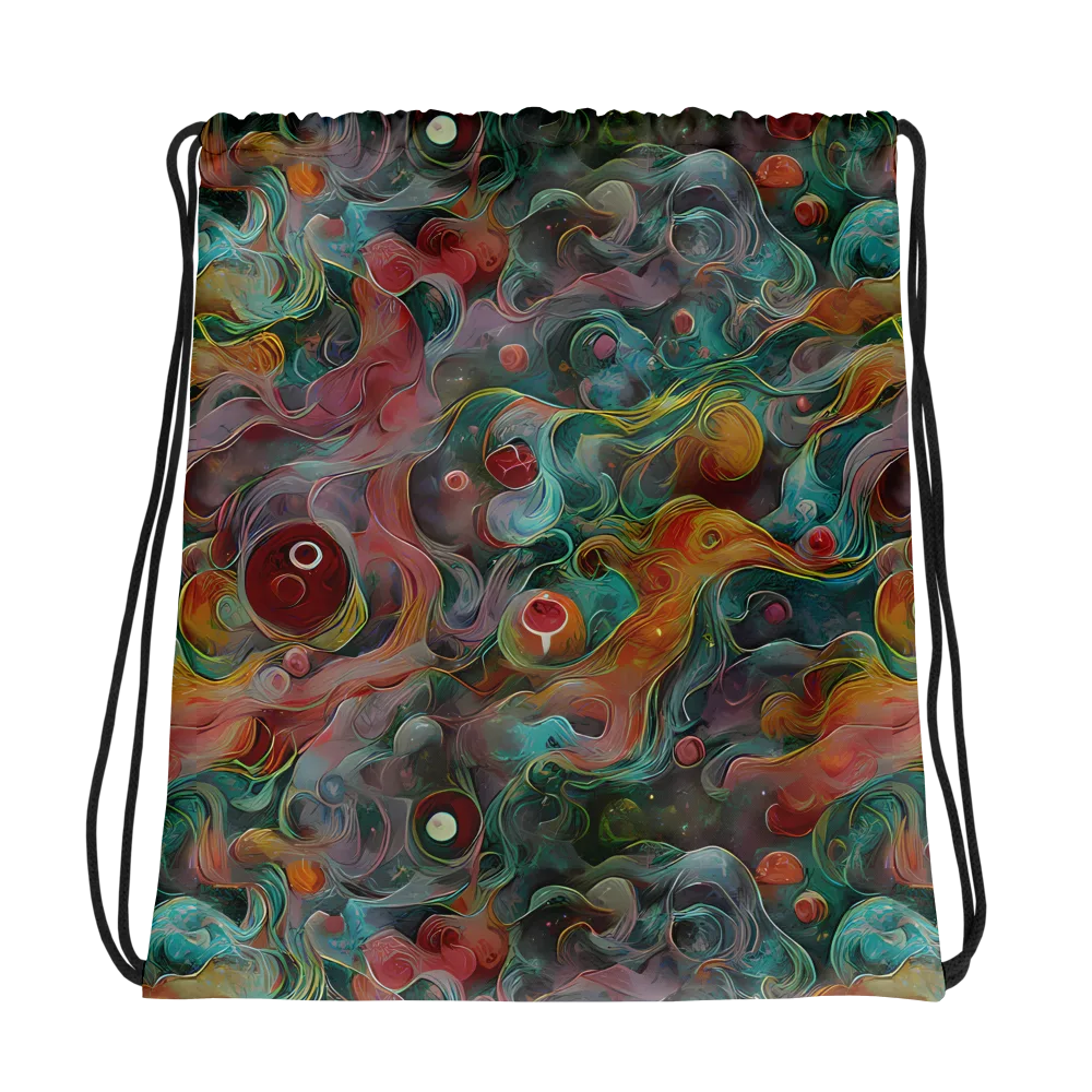 Molten Tidalwave on Drawstring Bag — Photo