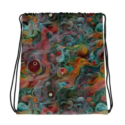 Molten Tidalwave on a Drawstring Bag