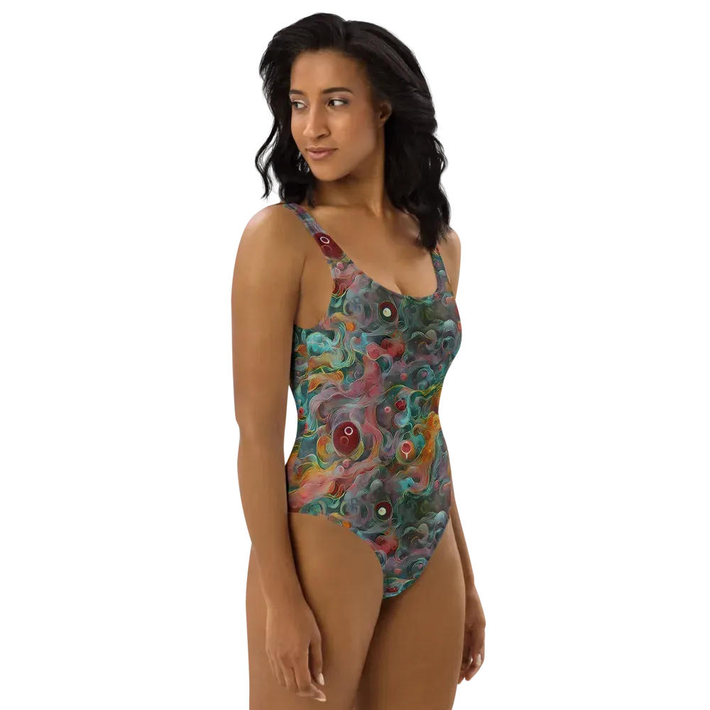 Molten Tidalwave on One-Piece Swimsuit — Right