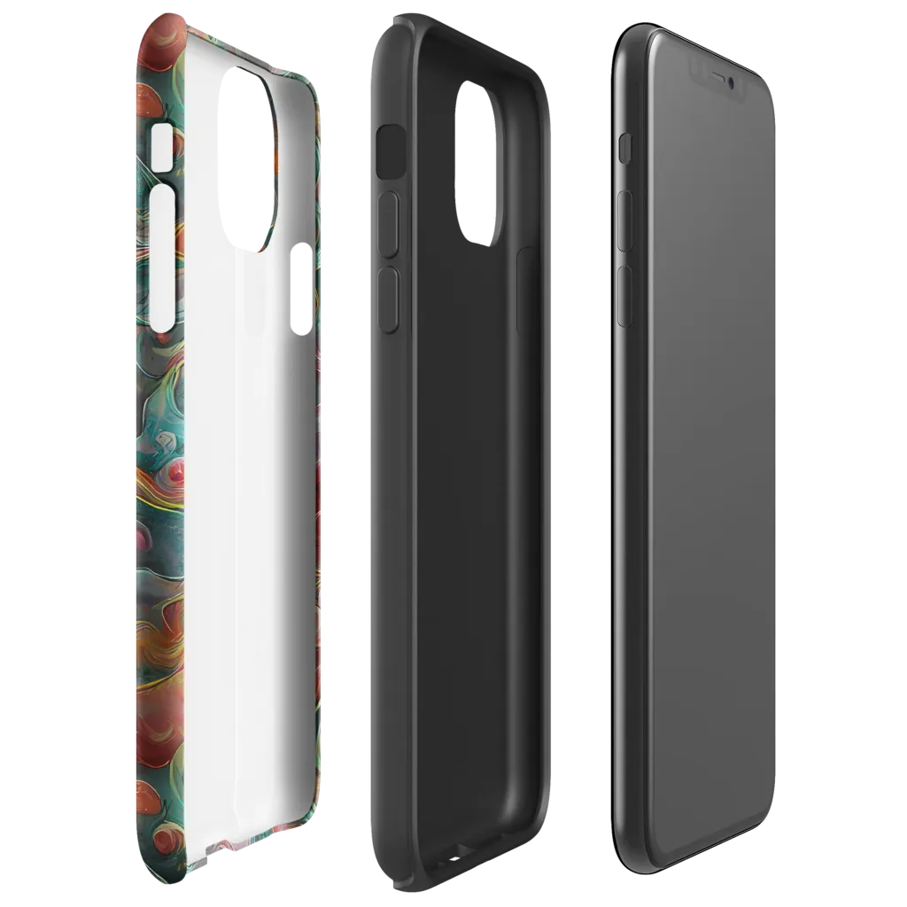 Molten Tidalwave on Tough Case for iPhone® — Right