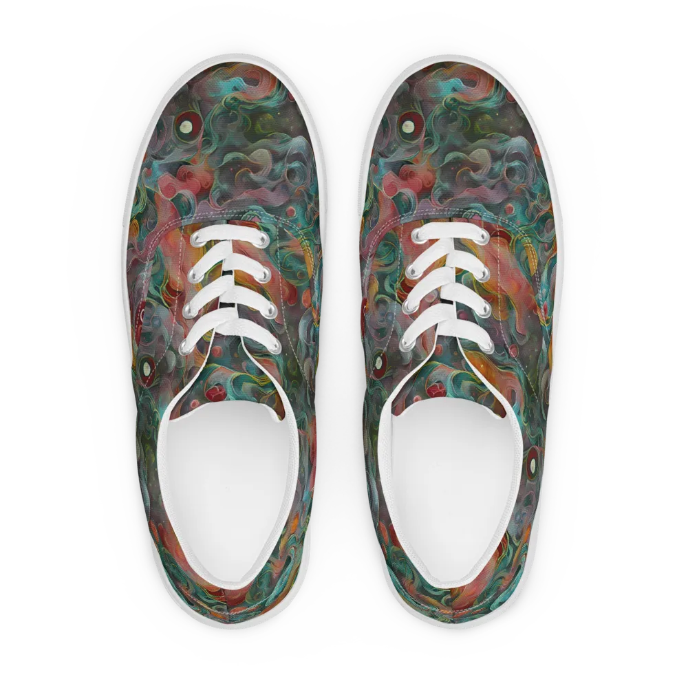 Molten Tidalwave on Men's Lace-Up Canvas Shoes — Front