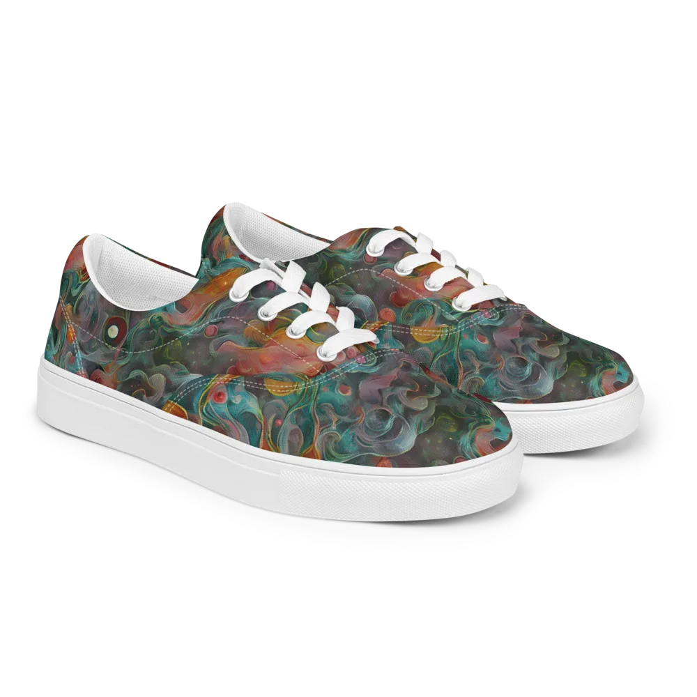 Molten Tidalwave on Men's Lace-Up Canvas Shoes — Right Front