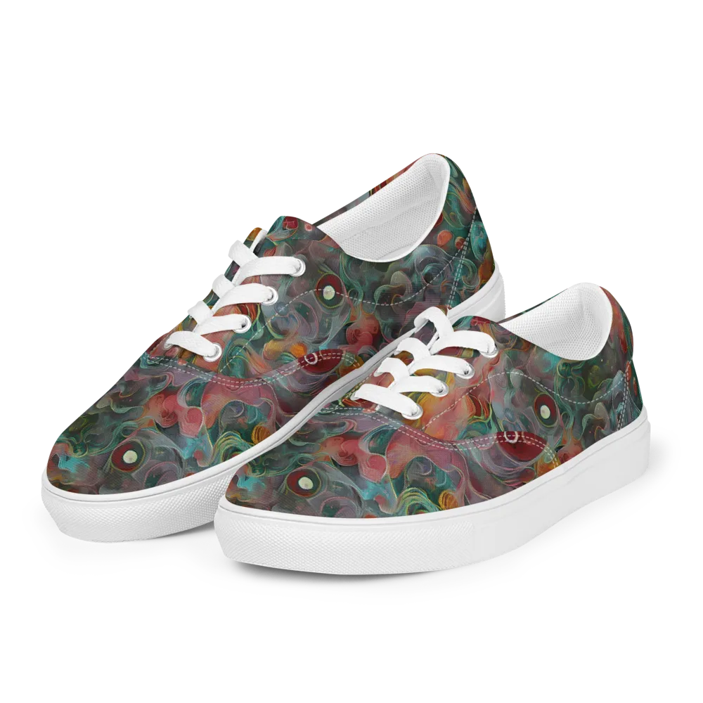 Molten Tidalwave on Men's Lace-Up Canvas Shoes — Left Front