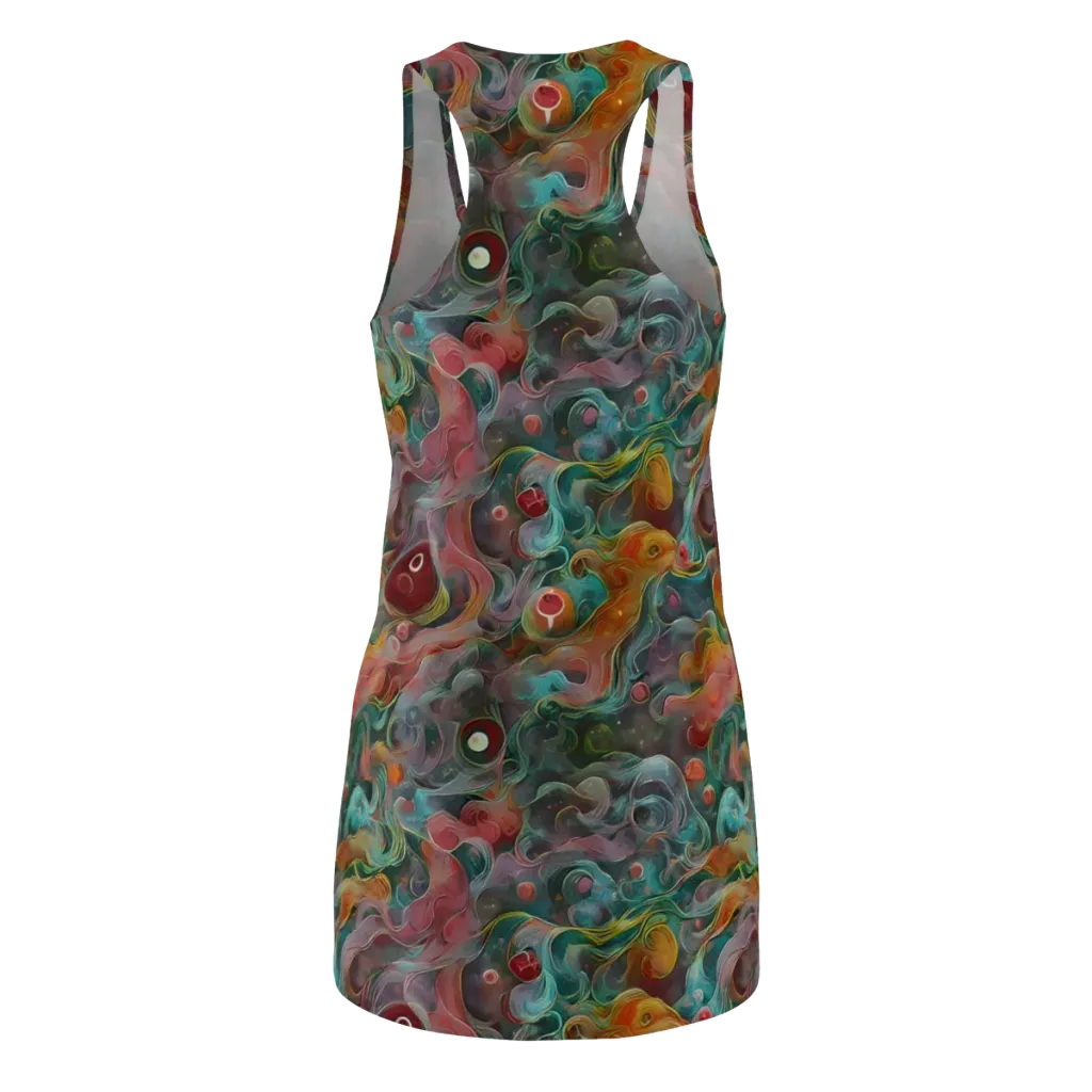 Molten Tidalwave on Racerback Dress — Back