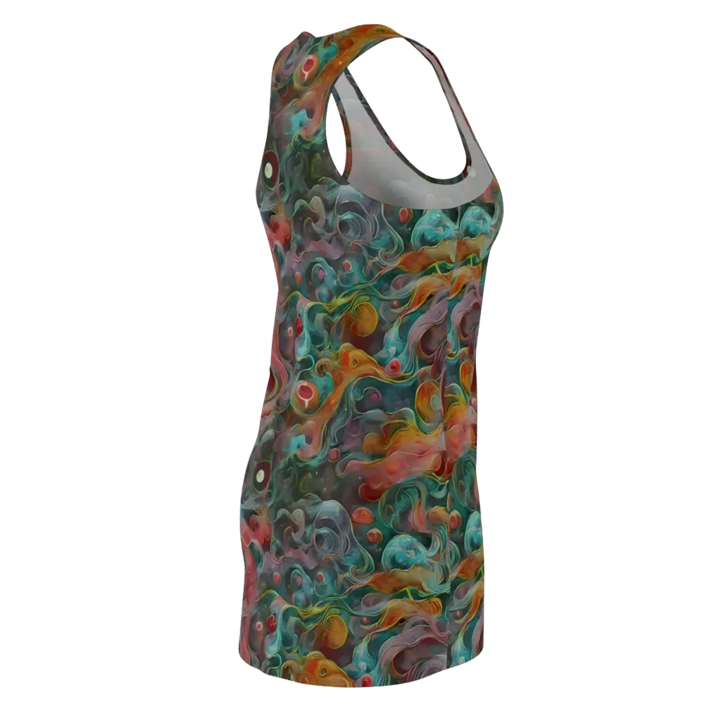 Molten Tidalwave on Racerback Dress — Back Side