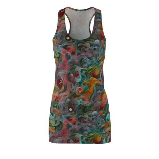 Molten Tidalwave on a Racerback Dress