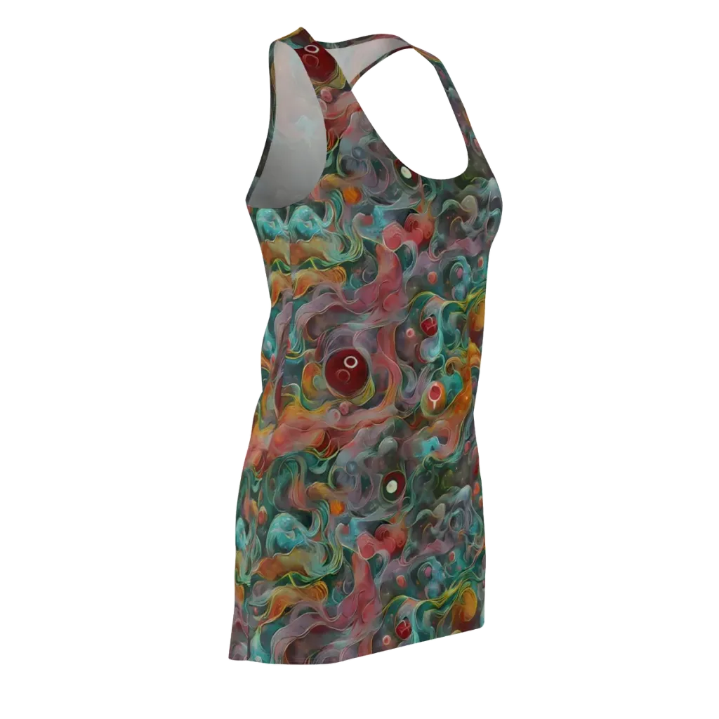 Molten Tidalwave on Racerback Dress — Front Side