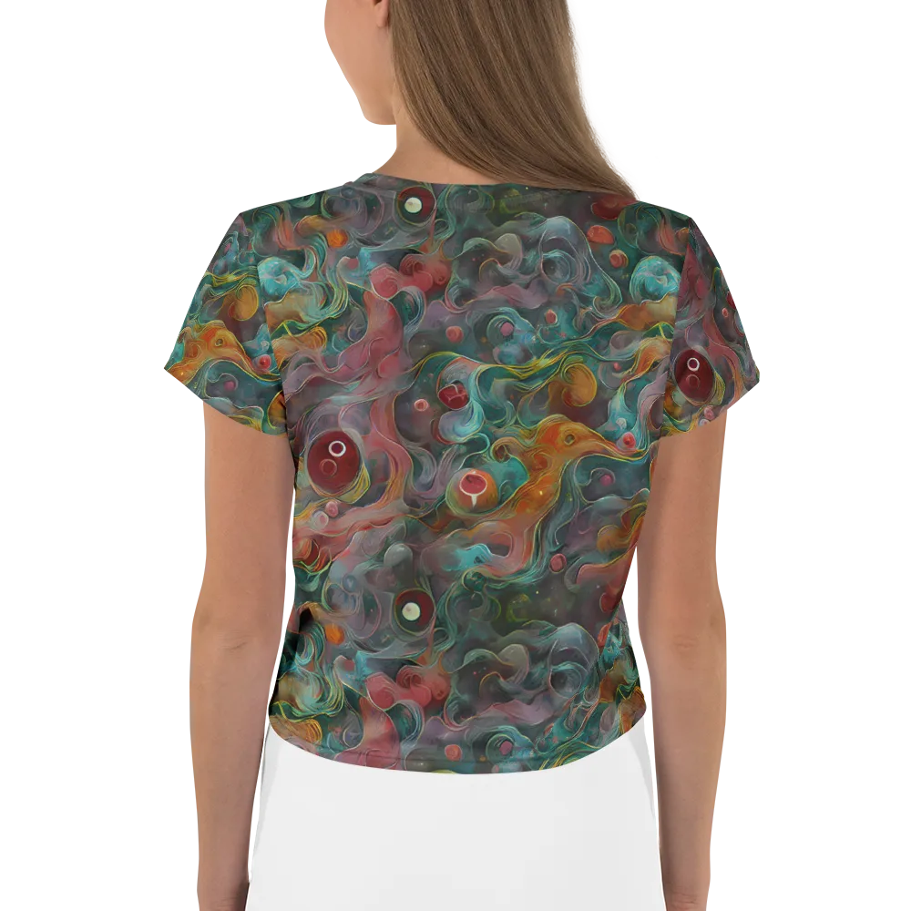 Molten Tidalwave on Crop Tee — Back
