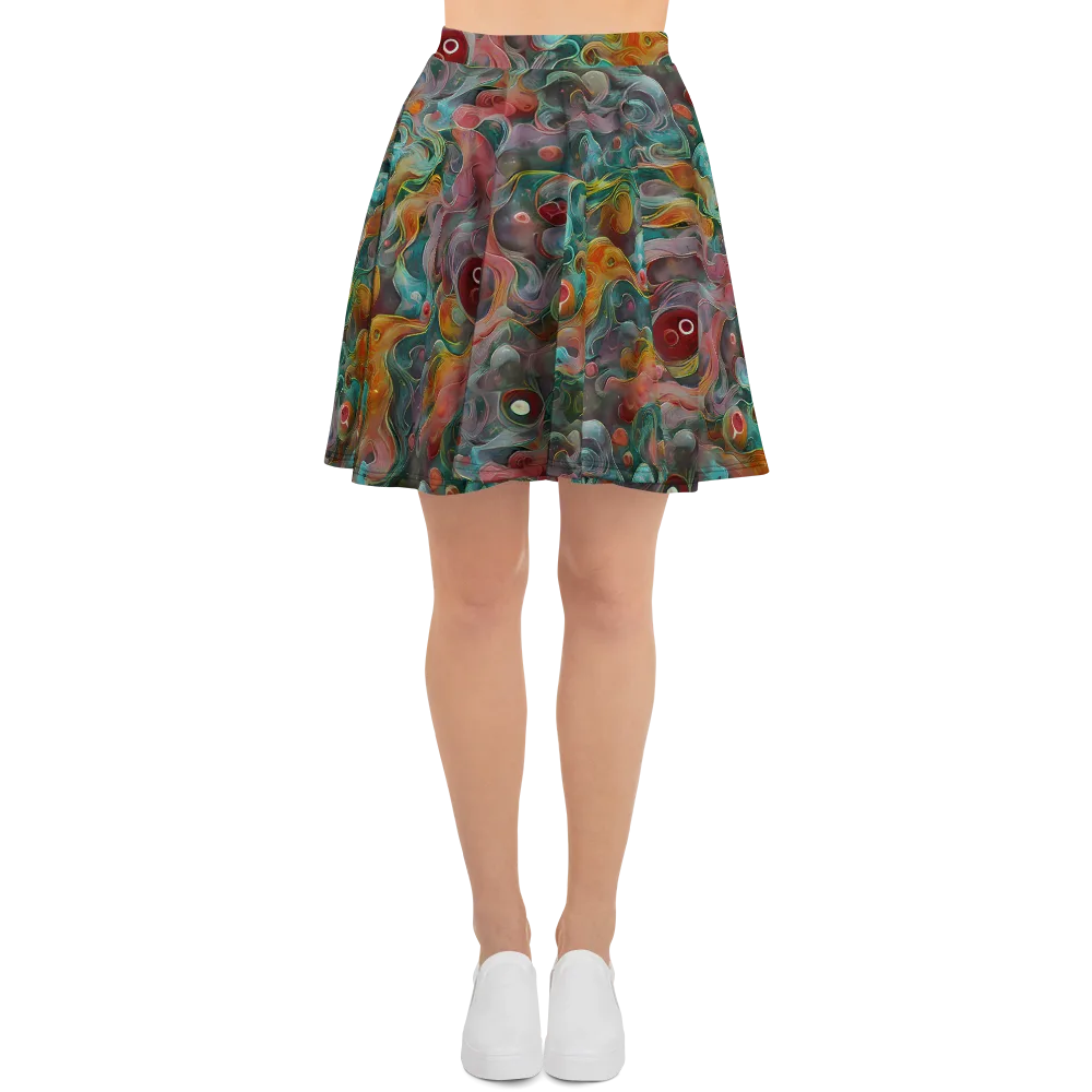 Molten Tidalwave on Skater Skirt — Front