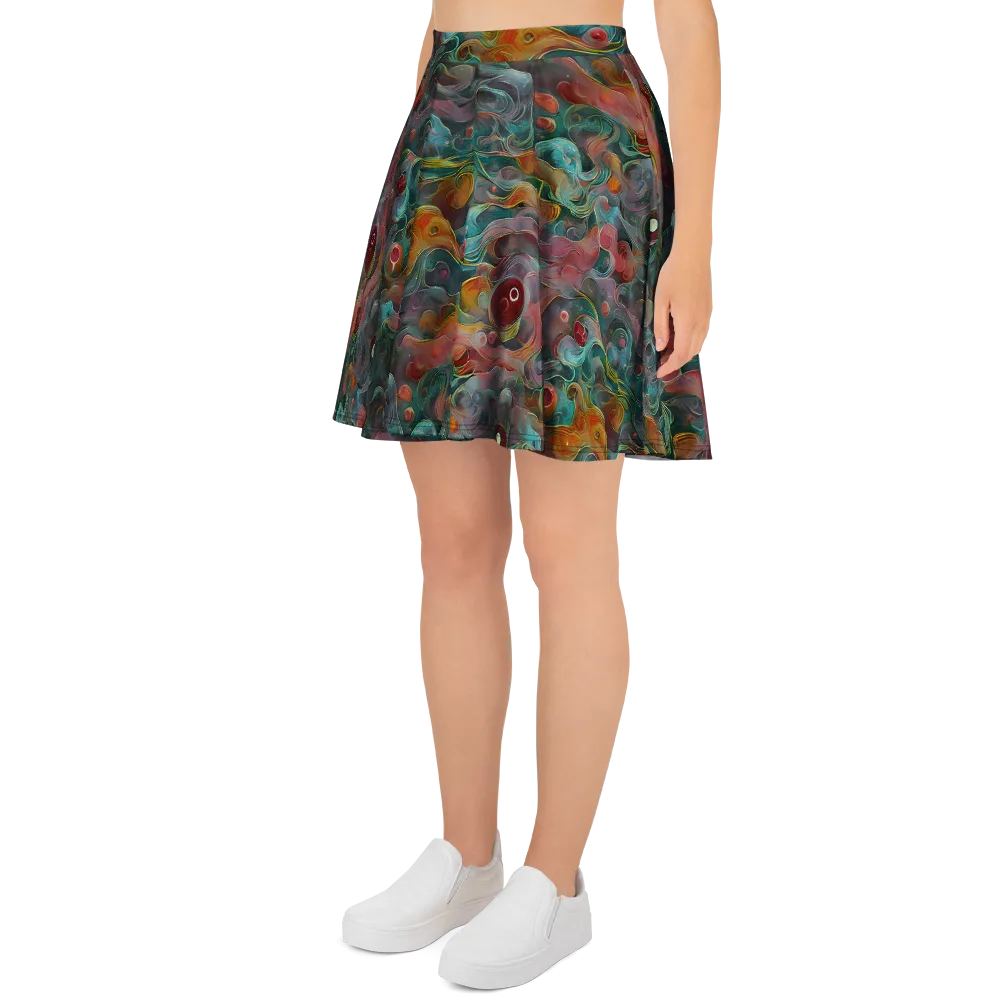 Molten Tidalwave on Skater Skirt — Left