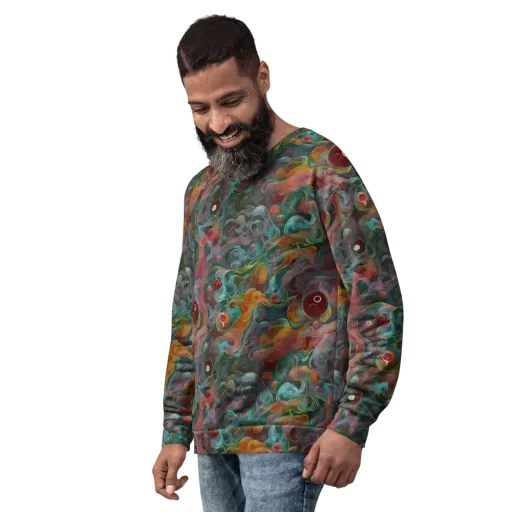 Molten Tidalwave on a Sweatshirt
