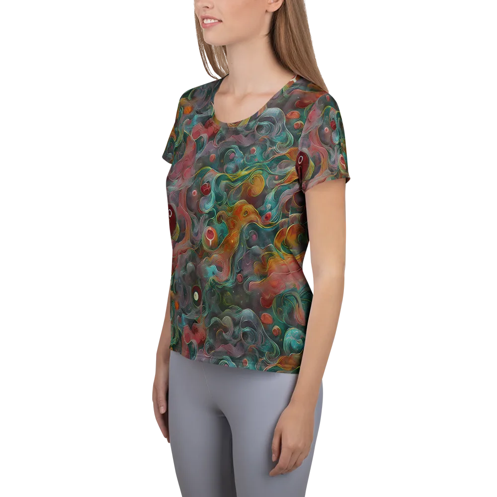 Molten Tidalwave on Women's Athletic T-Shirt — Left