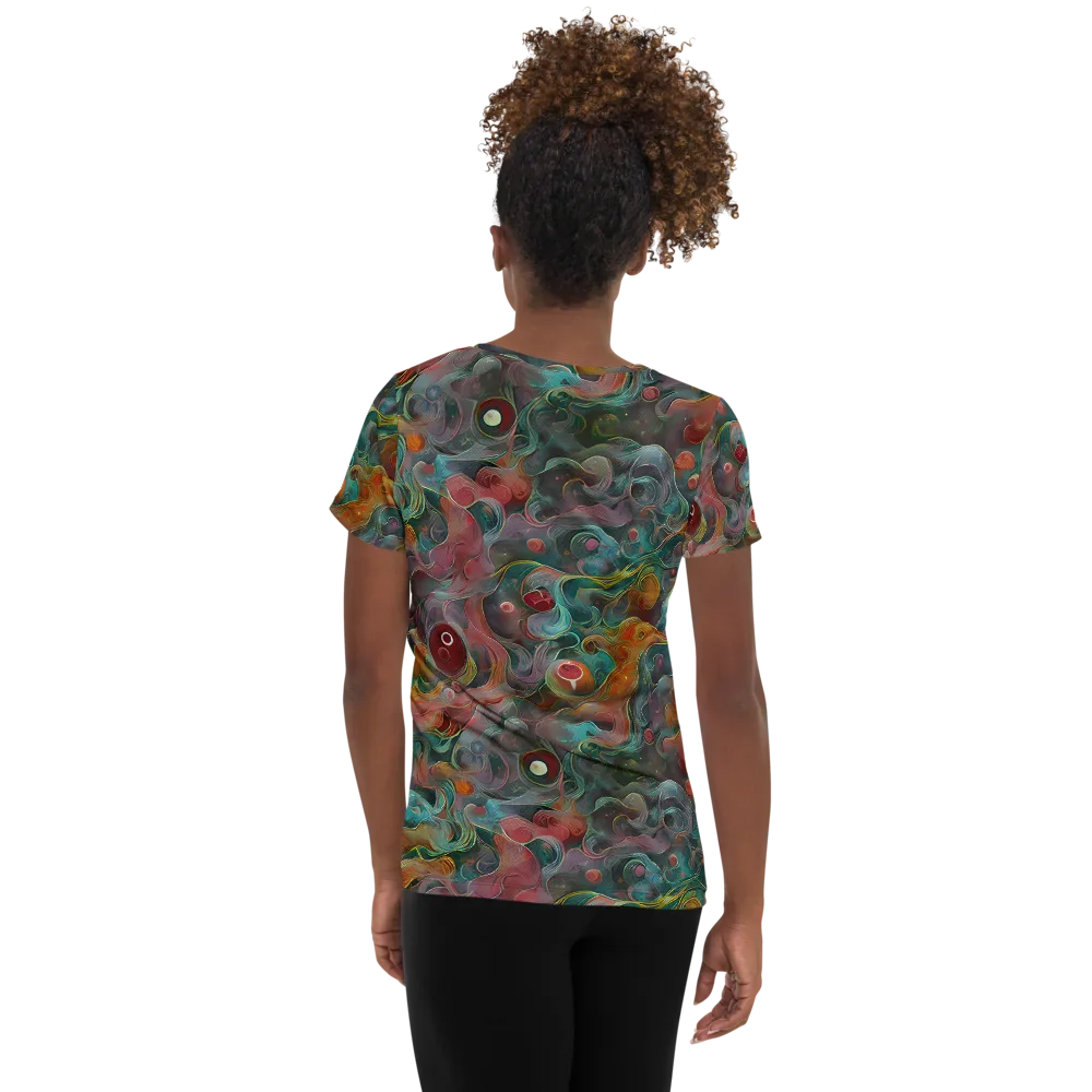 Molten Tidalwave on Women's Athletic T-Shirt — Back