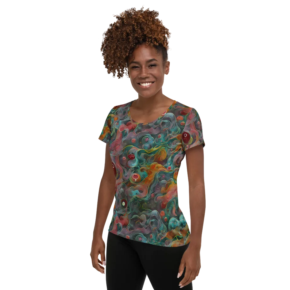 Molten Tidalwave on Women's Athletic T-Shirt — Left
