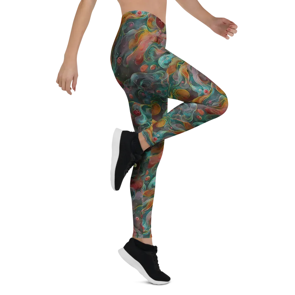 Molten Tidalwave on Leggings — Right
