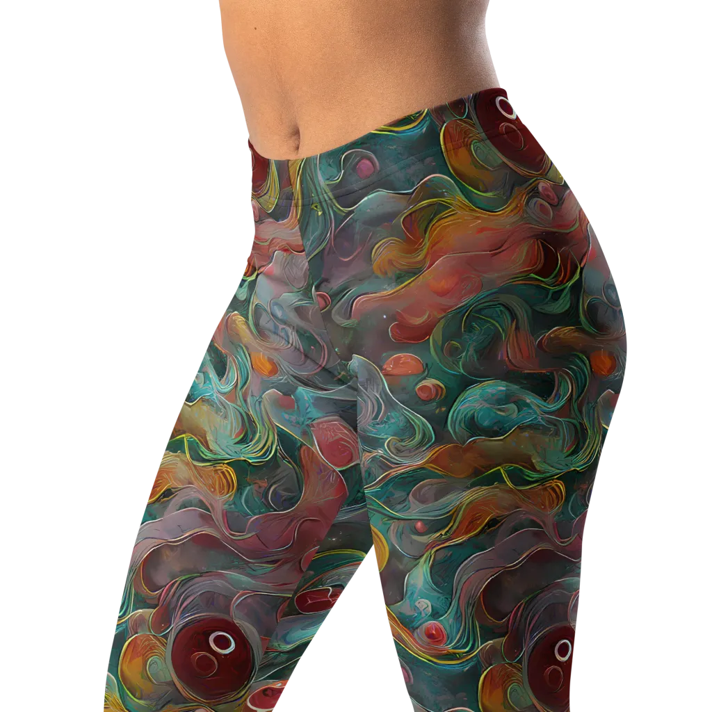 Molten Tidalwave on Leggings — Left Front