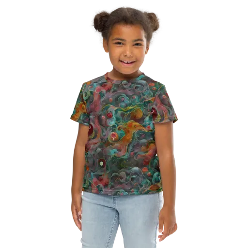 Molten Tidalwave on a Kids Crew Neck T-Shirt