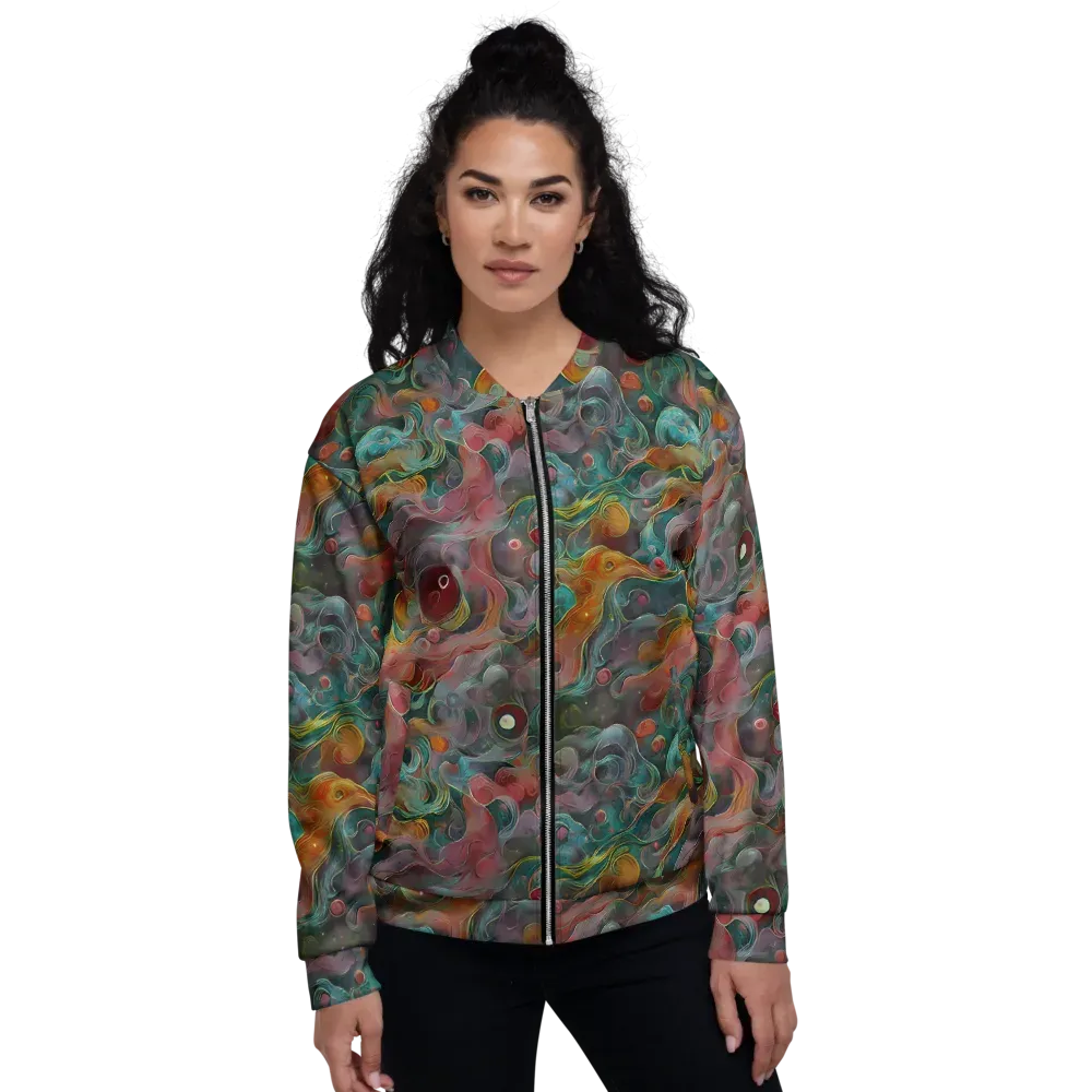 Molten Tidalwave on Bomber Jacket — Front