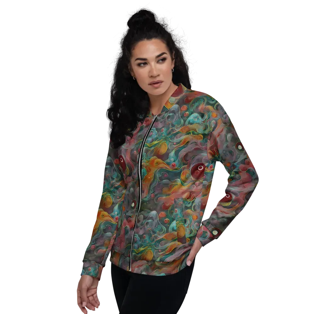 Molten Tidalwave on Bomber Jacket — Left