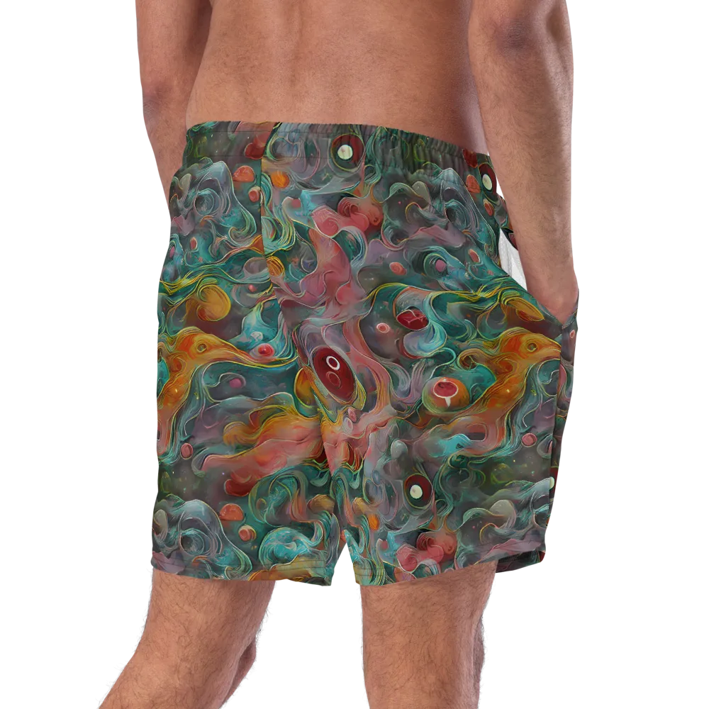 Molten Tidalwave on Swim Trunks — Right Back