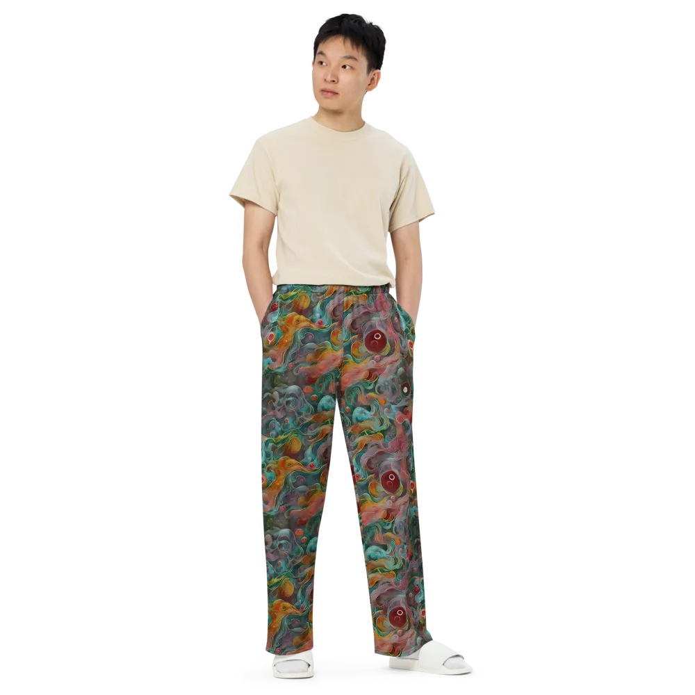 Molten Tidalwave on Wide-Leg Pants — Front