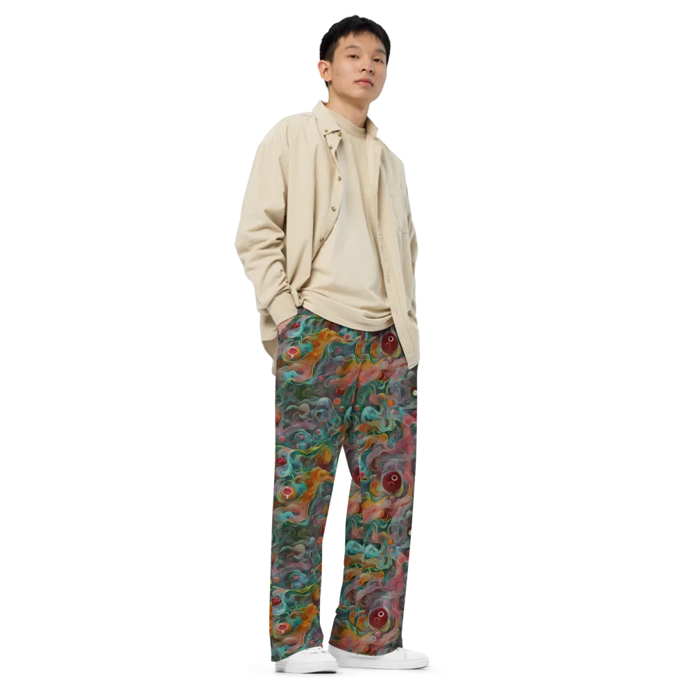 Molten Tidalwave on Wide-Leg Pants — Right Front