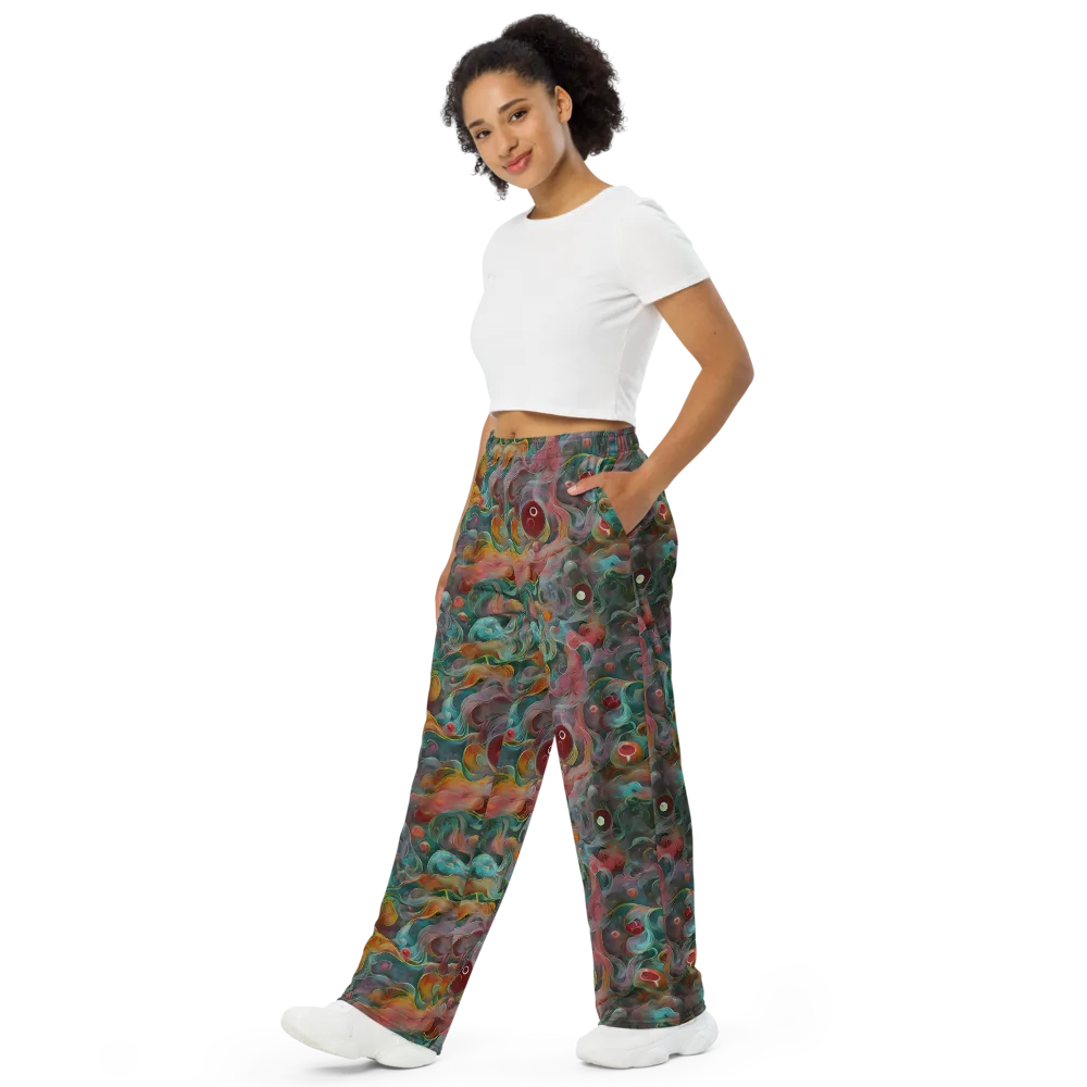 Molten Tidalwave on Wide-Leg Pants — Left Front