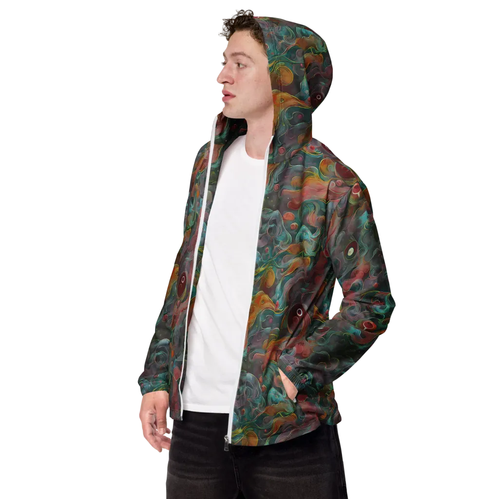 Molten Tidalwave on Men's Windbreaker — Left Front