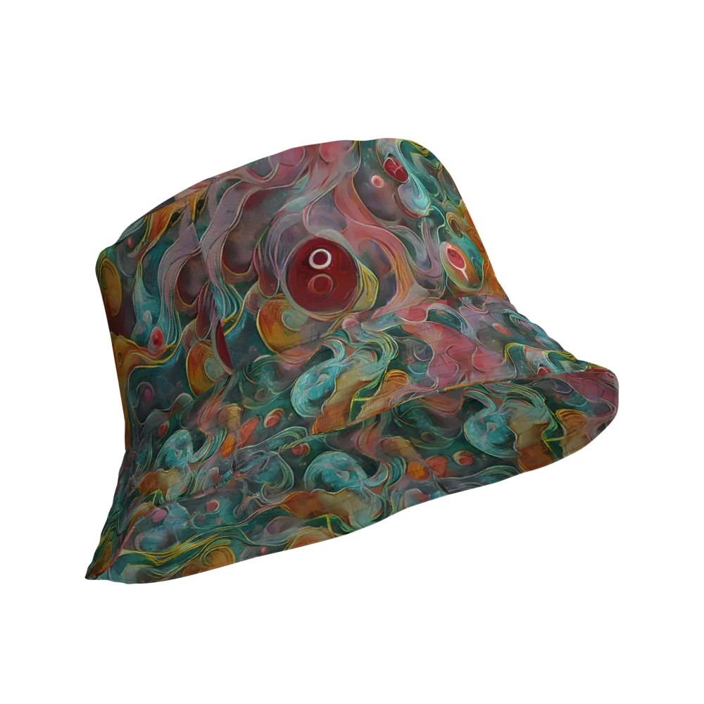 Molten Tidalwave on Reversible Bucket Hat — Product details Outside