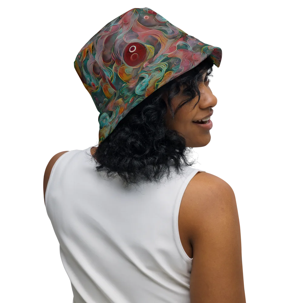 Molten Tidalwave on Reversible Bucket Hat — Right Outside