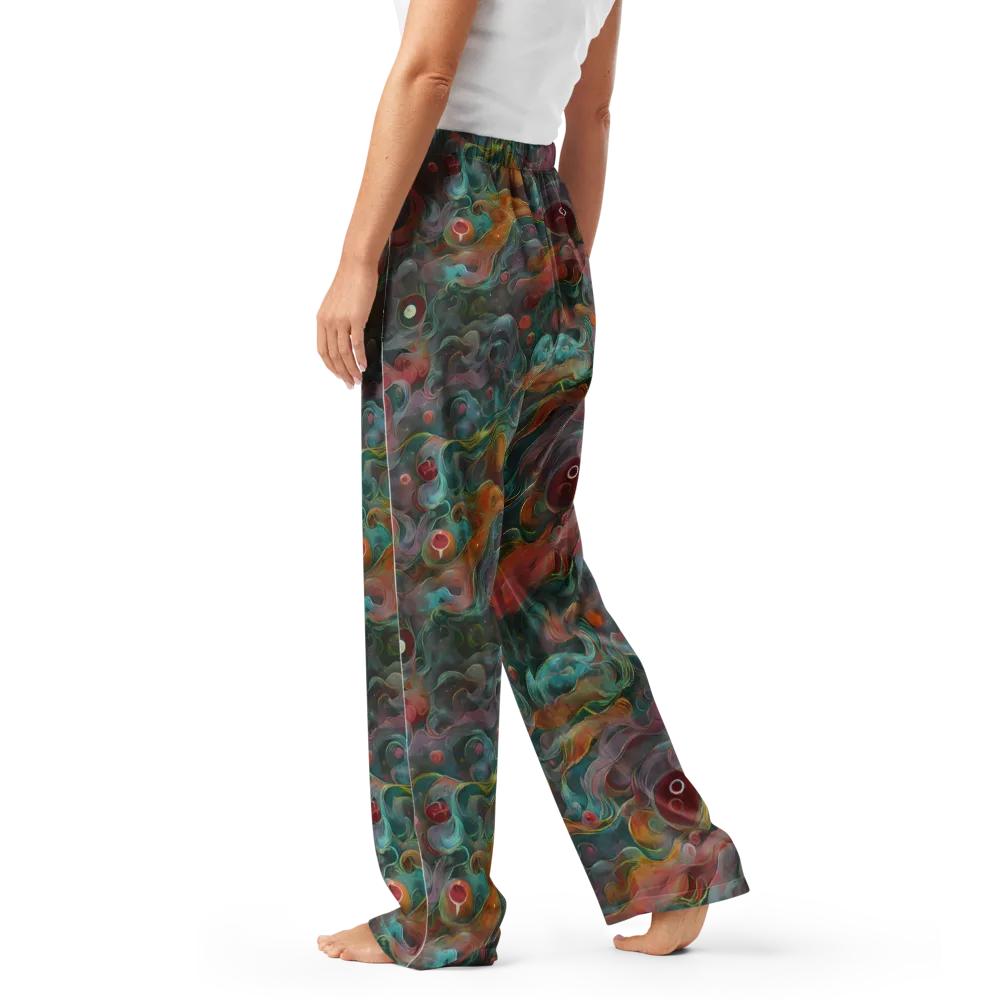 Molten Tidalwave on Women's Pajama Pants — Left