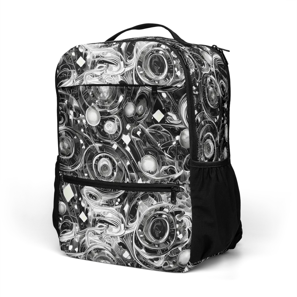 Chrome Whirlpool on Utility Backpack — Left Front