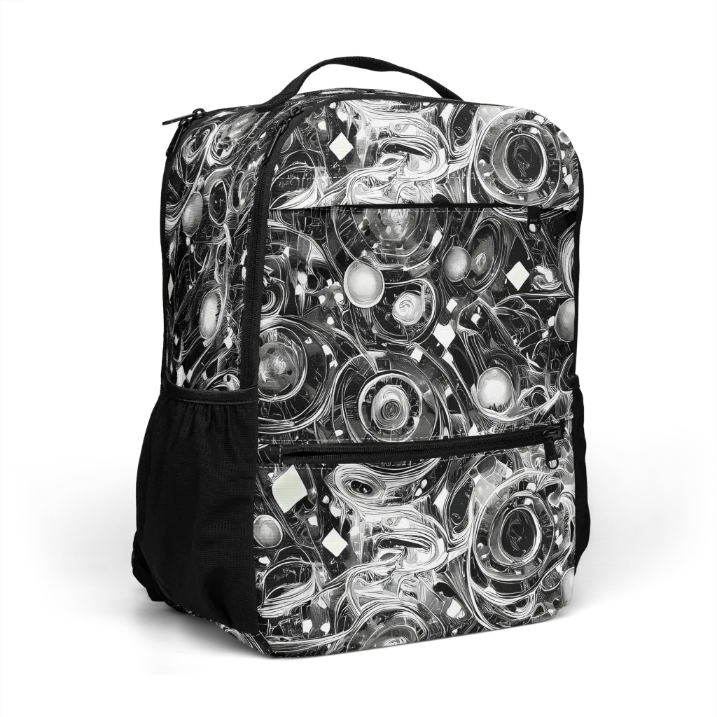 Chrome Whirlpool on Utility Backpack — Right Front