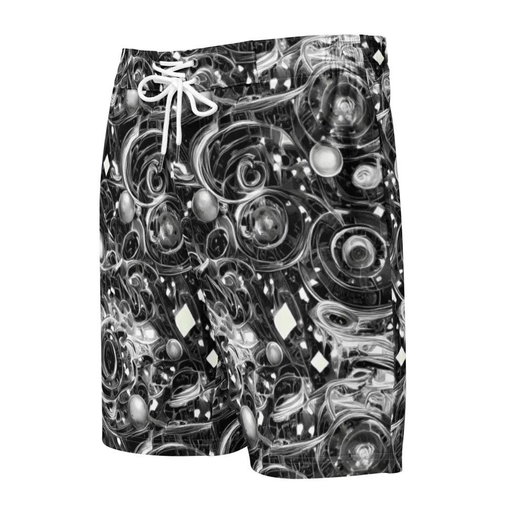 Chrome Whirlpool on Men's Board Shorts — Front