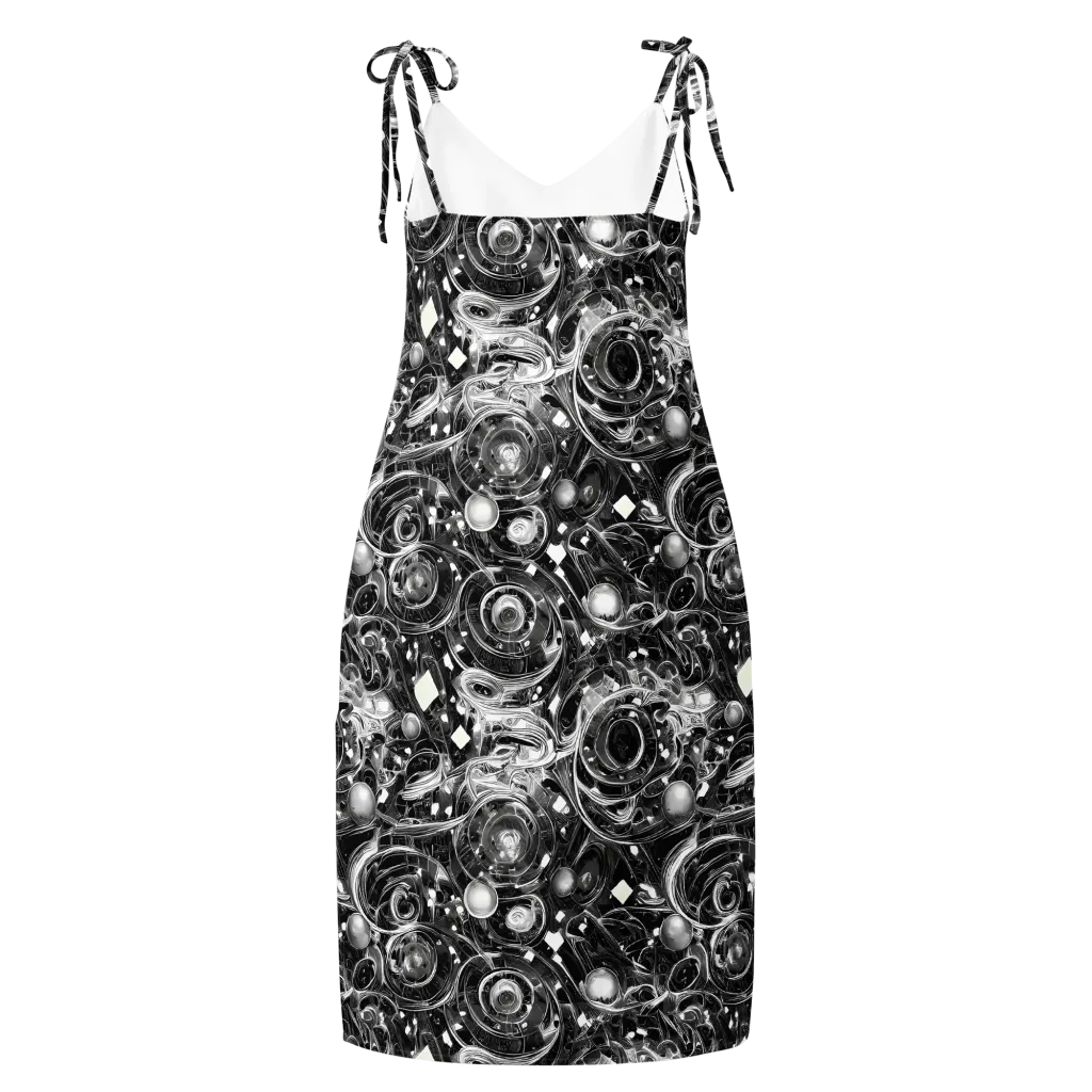 Chrome Whirlpool on Slip Dress — Back