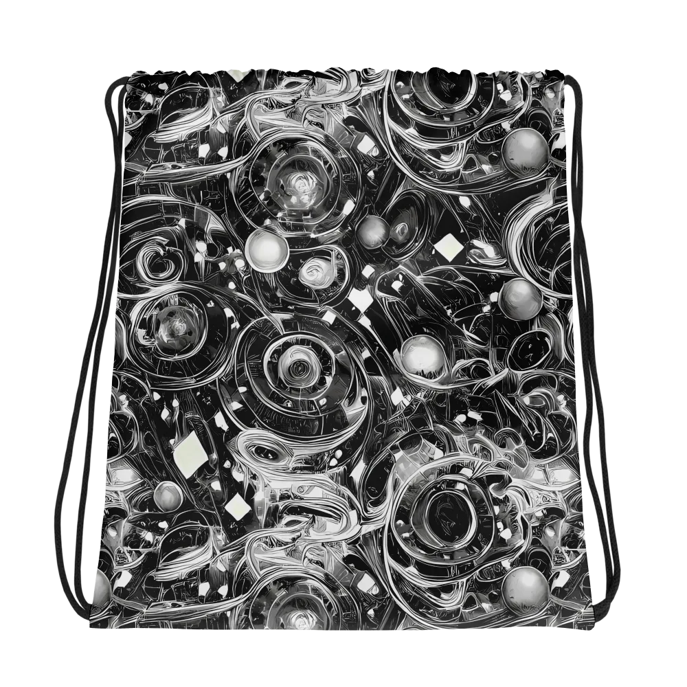 Chrome Whirlpool on Drawstring Bag — Photo