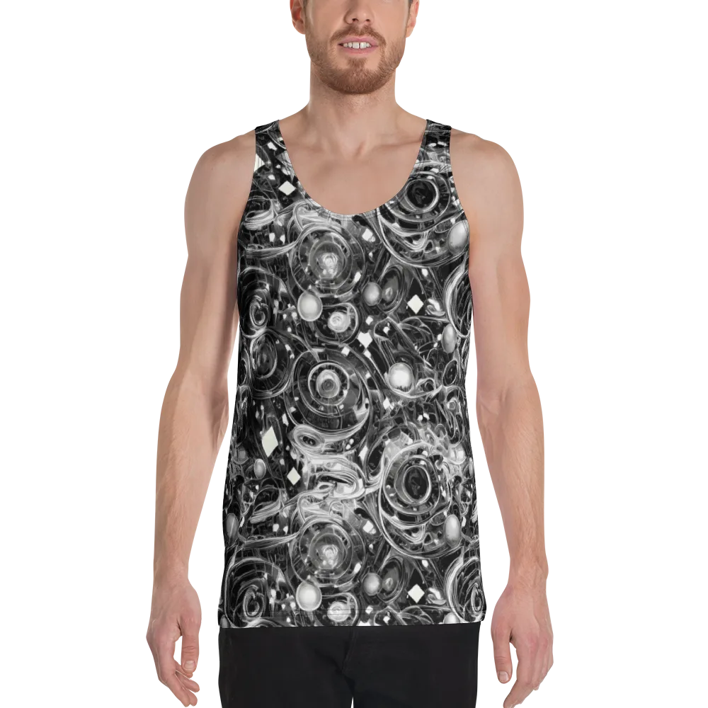 Chrome Whirlpool on Men's Tank Top — Front