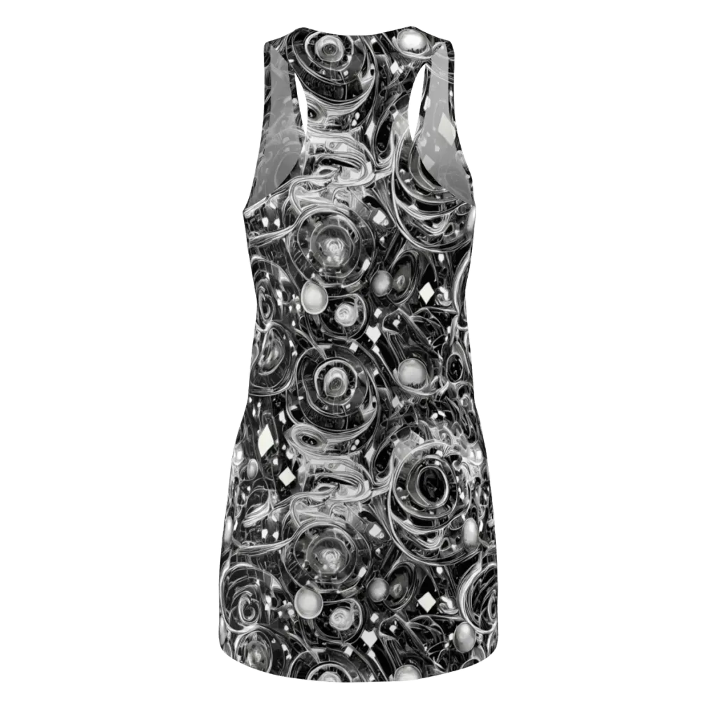Chrome Whirlpool on Racerback Dress — Back