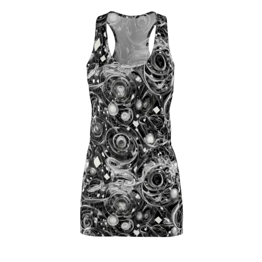Chrome Whirlpool on a Racerback Dress