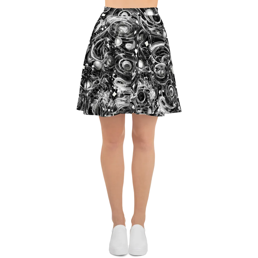 Chrome Whirlpool on Skater Skirt — Front