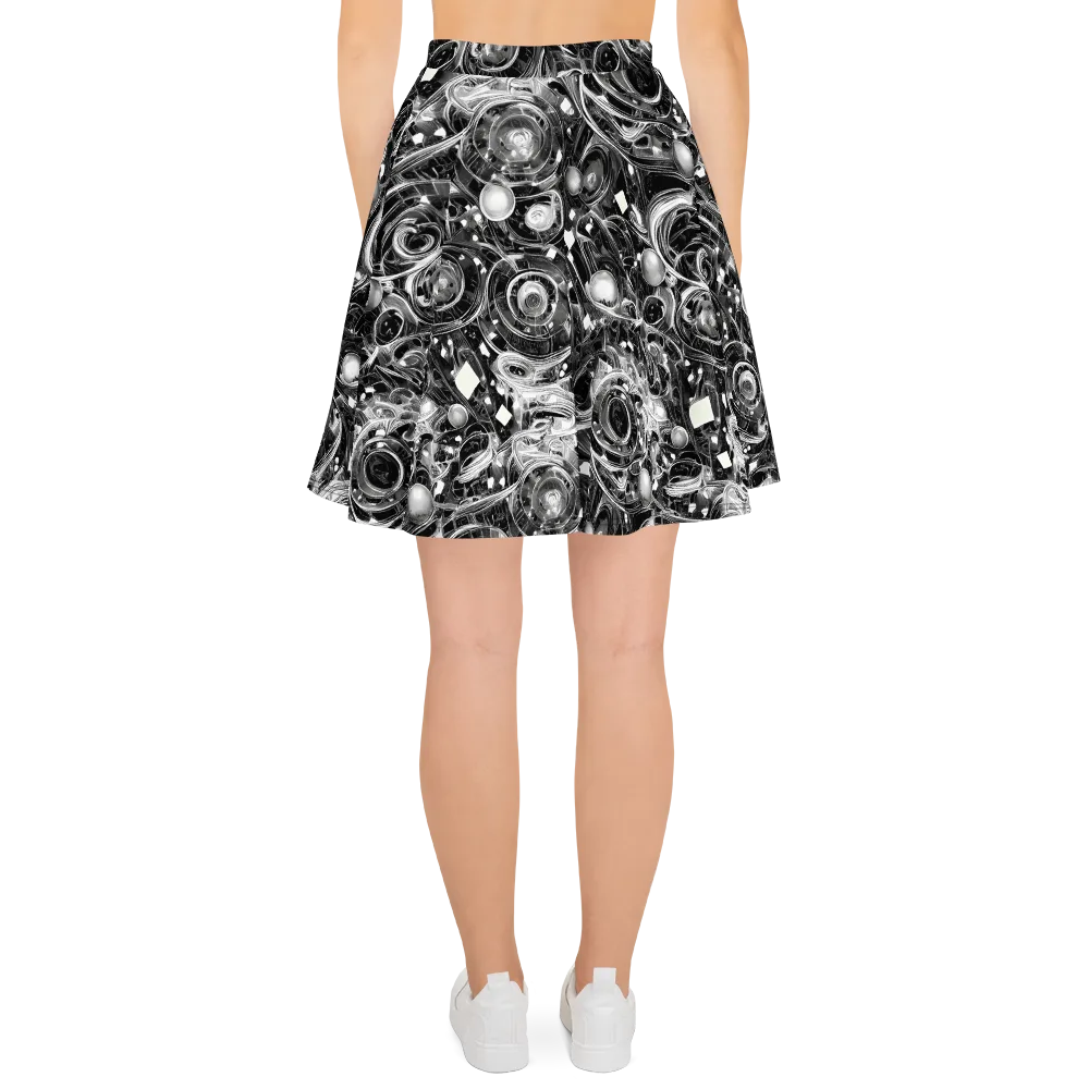 Chrome Whirlpool on Skater Skirt — Back