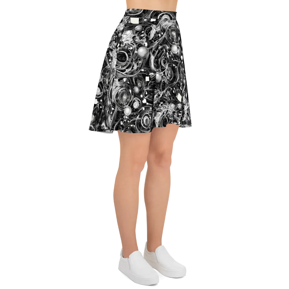 Chrome Whirlpool on Skater Skirt — Right
