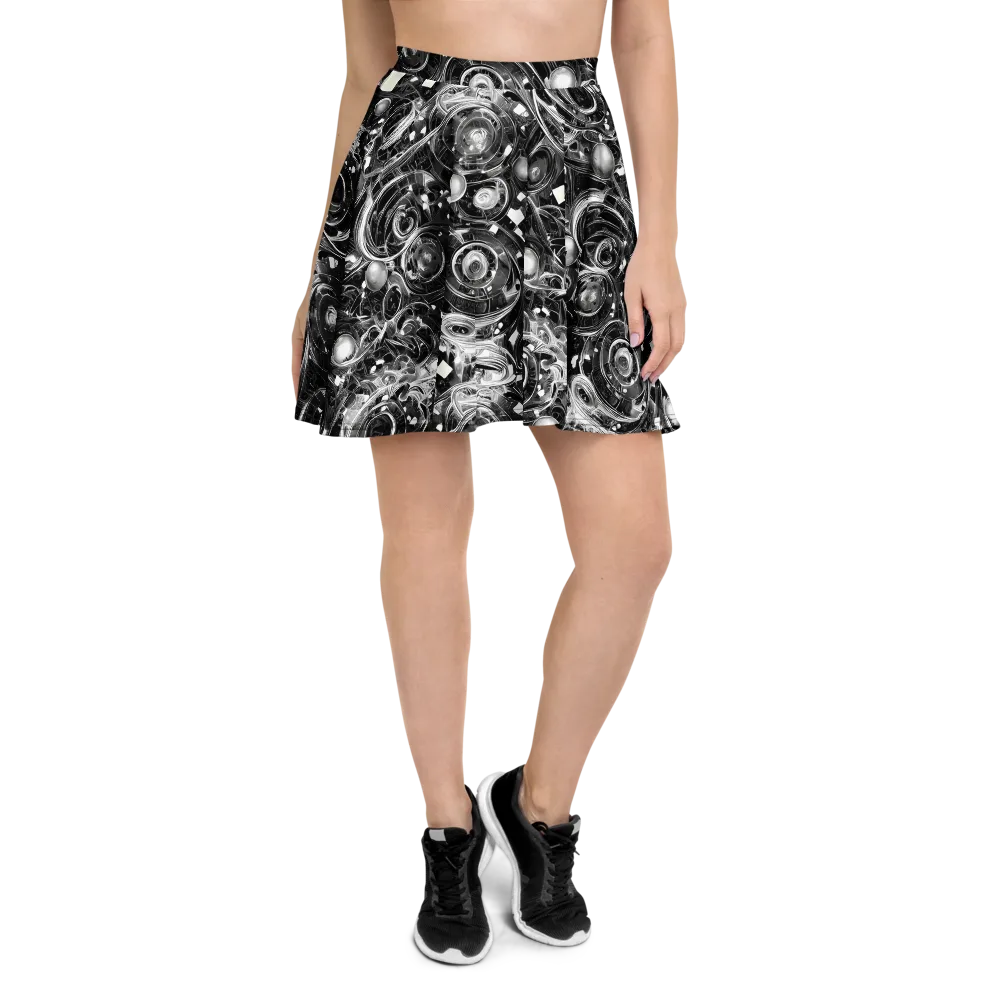 Chrome Whirlpool on Skater Skirt — Front