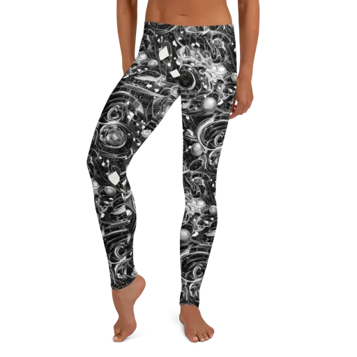 Chrome Whirlpool on a Leggings