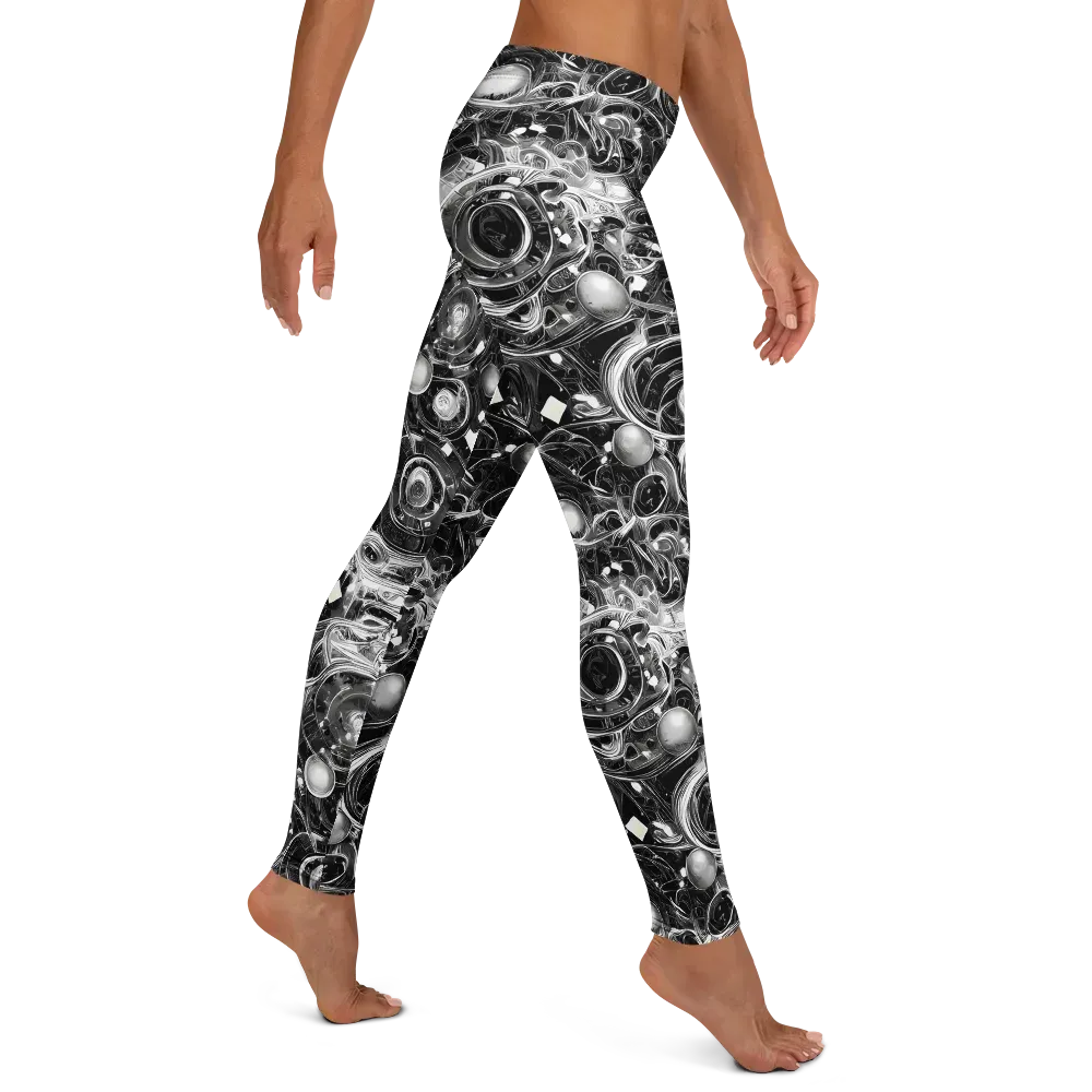 Chrome Whirlpool on Leggings — Right
